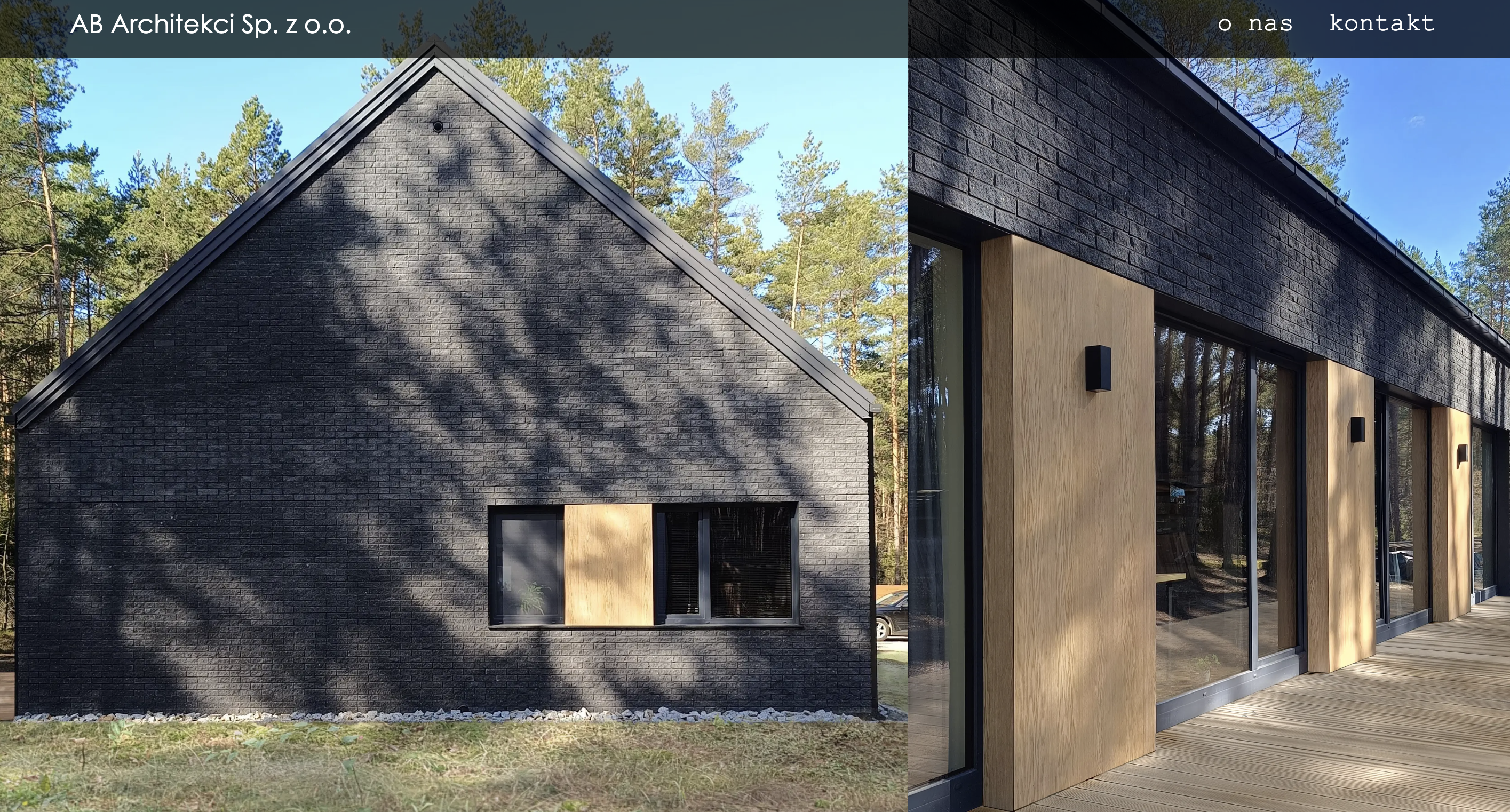 Zrzut ekranu — AB Architekci